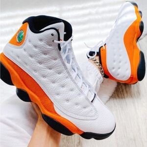 Jordan Kids Sneakers White and Orange